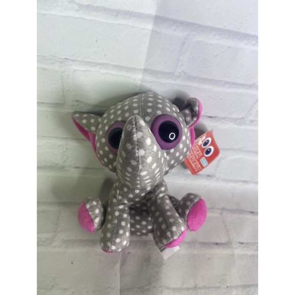 Kmart Toys Kmart Big Eyed Eyes Gray White Polka Dot Elephant